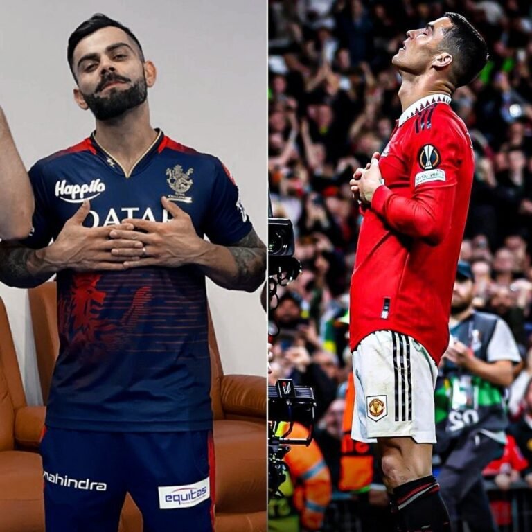 Kohli's Historic Century Inspires RCB to IPL Victory, Equals Ronaldo's Celebration