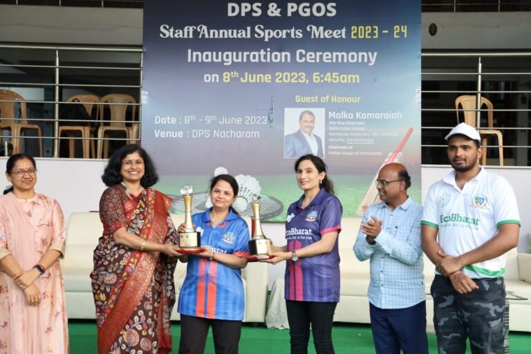 Athletic enthusiasm takes over as DPS and Pallavi group staff compete in annual sports meet