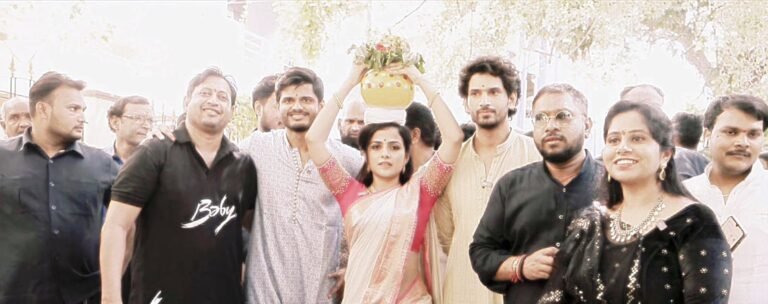 Anand Deverakonda and Film Celebrities Grace Ujjaini Mahankali Temple's Lashkar Bonalu with Prayers"
