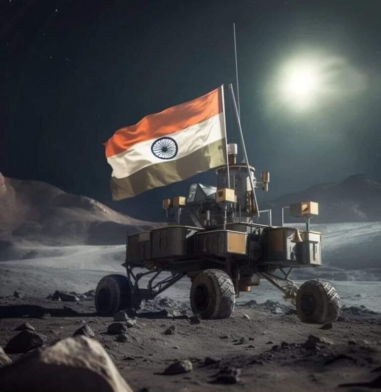 India’s Chandrayaan 3 Marks Epochal Success with Flawless Lunar Landing, Showcasing  space Technological Mastery By ISRO