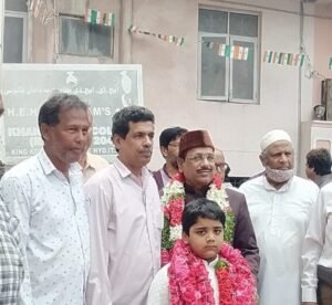 Joyous Independence Day Celebrations in Hyderabad's King Koti Led by Nawab Hyder Ali and President Nizam VII Khanazadan Association"