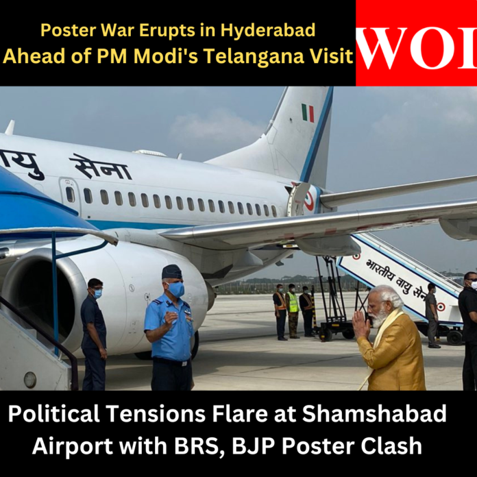 Election fever rises in Telangana: BRS and BJP lock horns through Posters