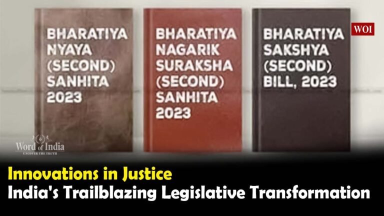 India’s Legislative Revolution Comprehensive Transformation in Criminal Justice