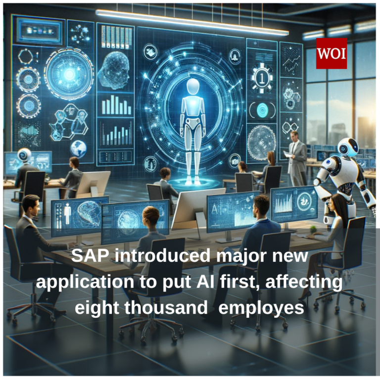 SAP introduced major new application to put AI first, affecting eight thousand employes