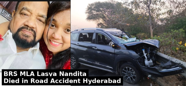 Shocking Tragedy: BRS MLA Lasya Nandita Died in Road Accident Hyderabad