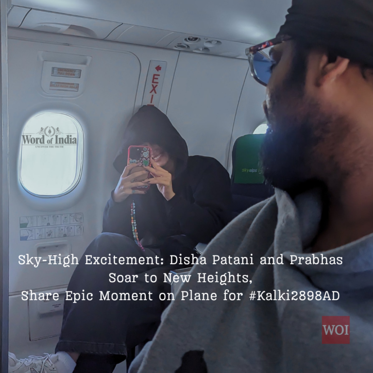 Disha & Prabhas Share Moment in Plane for film