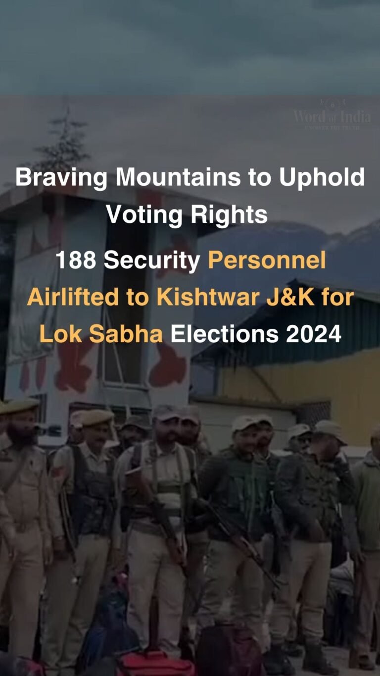 Election Commission and IAF Airlift 188 Security Personnel for Lok Sabha 2024 Polls in Remote J&K Areas