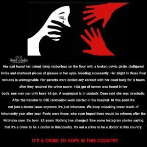 Shakti Mills Case (2013) **Mumbai, Maharashtra** – A photojournalist and another woman were gang-raped in the Shakti Mills compound. Three men received death sentences, later commuted to life, while a juvenile served three years in a reform home. ### 2. Gurmeet Ram Rahim Singh Case (2002; Conviction in 2017) **Sirsa, Haryana** – Sect leader Gurmeet Ram Rahim Singh was sentenced to 20 years for raping two followers in 2002. His conviction led to violent protests, and he remains in prison facing additional charges. ### 3. Mathura Rape Case (1972; Verdict in 1979) **Maharashtra** – The alleged rape of 16-year-old Mathura by two policemen led to legal reforms after the Supreme Court’s 1979 acquittal of the accused sparked outrage. ### 4. Asaram Bapu Case (2013; Conviction in 2018) **Jodhpur, Rajasthan** – Spiritual leader Asaram Bapu was sentenced to life imprisonment in 2018 for raping a minor. He remains jailed, facing additional sexual assault charges. ### 5. Badaun Case (2014) **Badaun, Uttar Pradesh** – Two Dalit girls were found hanging from a tree, initially thought to be rape and murder. The CBI later ruled it a suicide, sparking controversy over caste violence. ### 6. Bilkis Bano Case (2002; Conviction in 2008) **Gujarat** – Bilkis Bano was gang-raped, and 14 family members were killed during the 2002 riots. Eleven men were sentenced to life, but their 2022 release triggered widespread outrage. ### 7. Park Street Rape Case (2012) **Kolkata, West Bengal** – Suzette Jordan was gang-raped in a moving car. Three men were convicted in 2015. Jordan’s case highlighted victim-blaming and societal stigma.