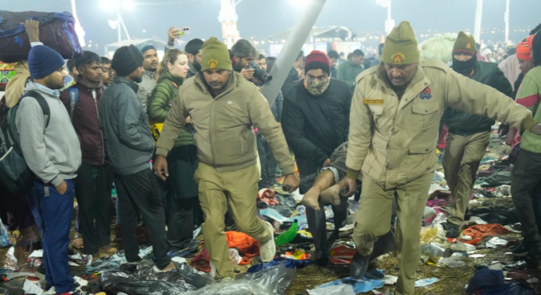 **"Tragedy at Kumbh Mela: Stampede in Prayagraj Kills 15, Several Injured Amid Massive Crowds"**
