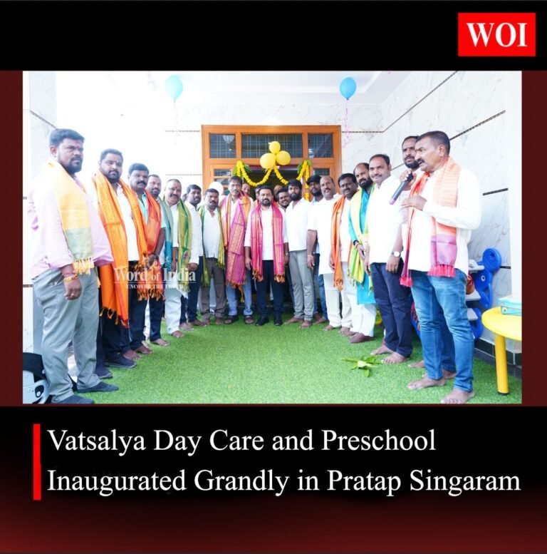 Vatsalya Day Care and Preschool Inaugurated Grandly in Pratap Singaram