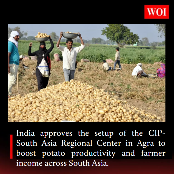 India Approves CIP-South Asia Regional Center in Agra to Boost Potato Research