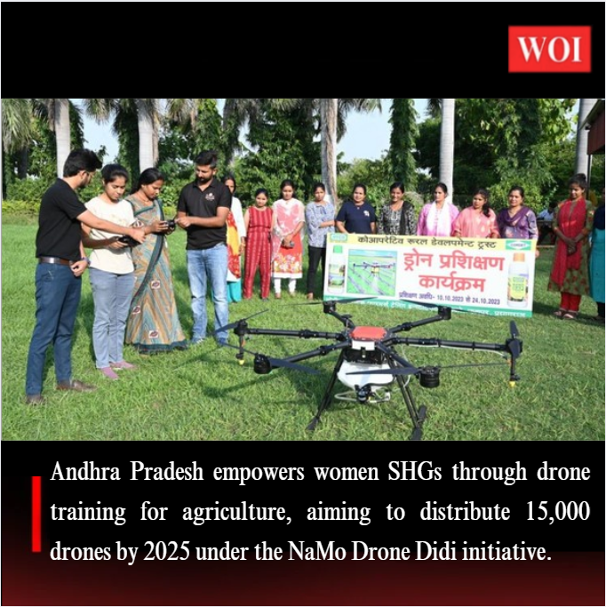 Empowering Women Farmers: Andhra Pradesh Launches Drone Training Initiative