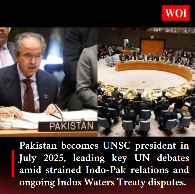 Pakistan Takes Over UNSC Presidency Amid Indo-Pak Tensions – July 2025
