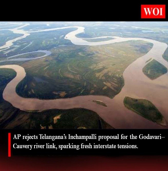Andhra Pradesh Rejects Telangana’s Inchampalli Plan for Godavari–Cauvery Link