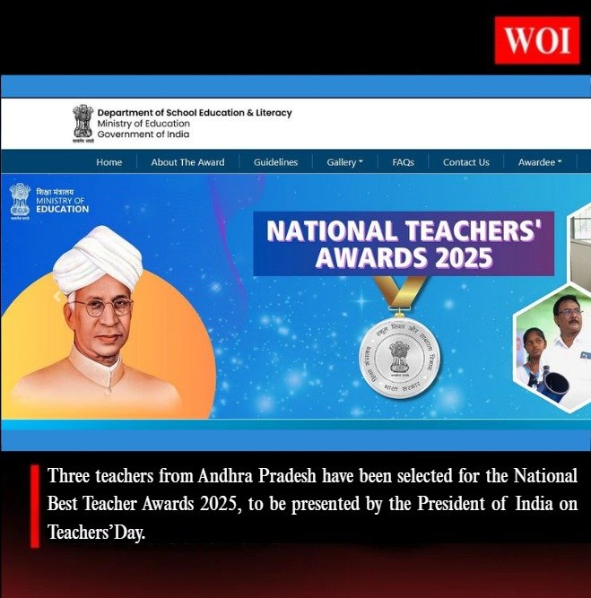 National Best Teacher Awards 2025: Andhra Pradesh Educators Among Honorees
