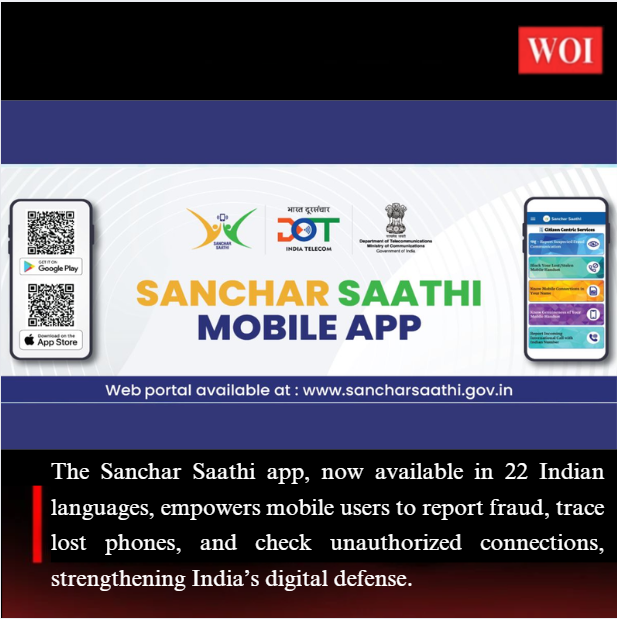 Sanchar Saathi App Expands to 22 Languages to Tackle Telecom Cyber Frauds