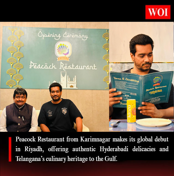 Karimnagar’s Peacock Restaurant Expands Globally with Riyadh Debut