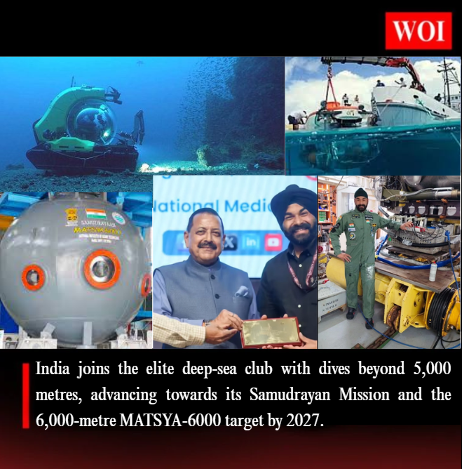 India Reaches 5,002 Metres in Atlantic Ocean — A New Era in Deep-Sea Exploration