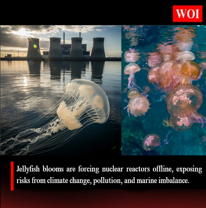 Jellyfish Swarms Disrupt Nuclear Power Plants, Raise Energy Security Concerns