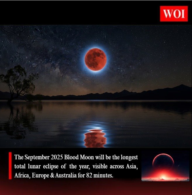 Blood Moon 2025: Longest Total Lunar Eclipse to Glow on September 7–8