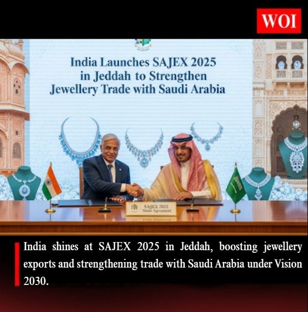 India Showcases Jewellery Strength at SAJEX 2025 in Saudi Arabia