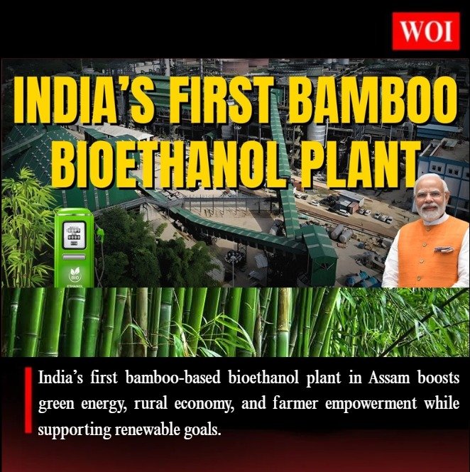 India Inaugurates First Bamboo-Based Bioethanol Plant in Assam