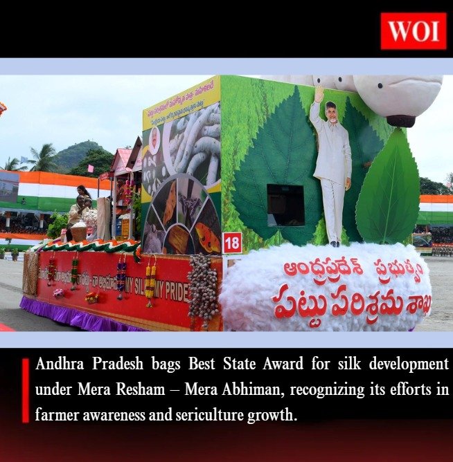Andhra Pradesh Wins Best State Award for Silk Development