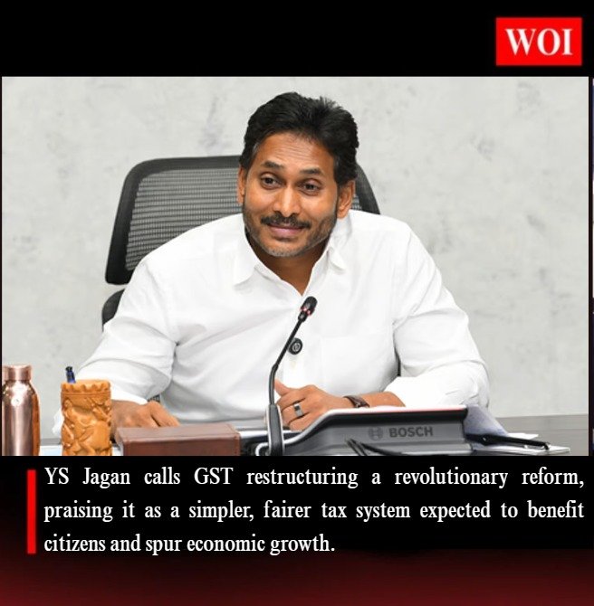 YS Jagan Hails GST Restructuring as Revolutionary Step for Fairer Tax System