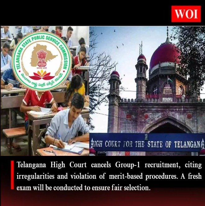 Telangana High Court Cancels Group-1 Recruitment Process