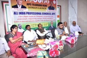 AIPC Telangana head Shashanks pasupuleti