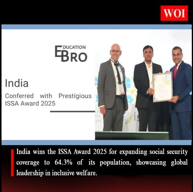 India Wins ISSA Award 2025 for Outstanding Achievement in Social Security