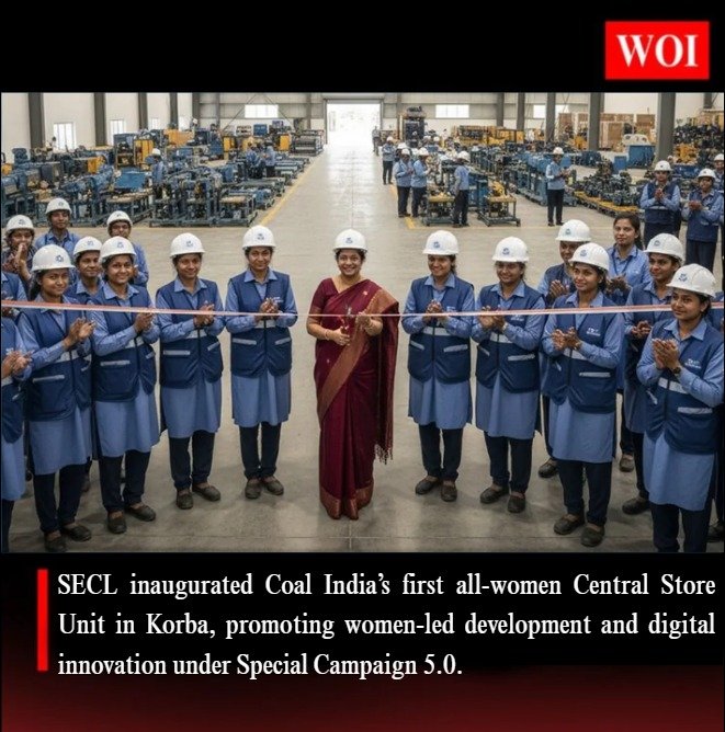 SECL Inaugurates Coal India’s First All-Women Central Store Unit in Korba