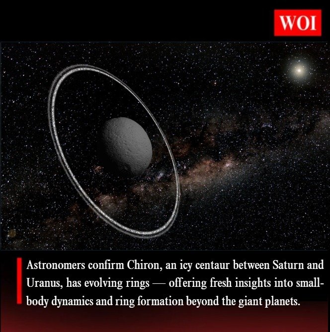 Rings Around Chiron: Scientists Confirm Evolving Ring System Around the Icy Centaur