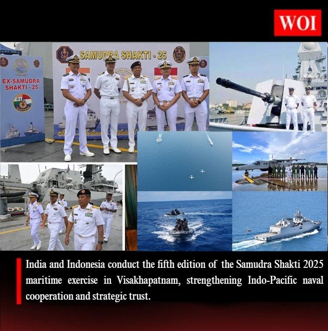 India and Indonesia Strengthen Maritime Ties with Samudra Shakti 2025 Naval Exercise