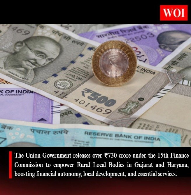 Union Government Allocates ₹730+ Crore to Strengthen Rural Local Bodies in Gujarat and Haryana