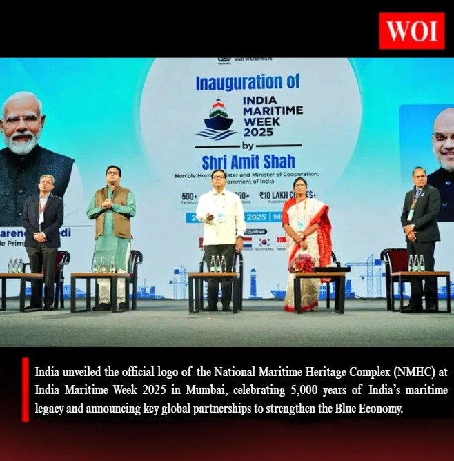 India Unveils Logo for National Maritime Heritage Complex at India Maritime Week 2025