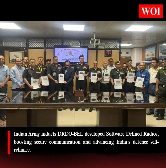 Indian Army Inducts Indigenous Software Defined Radios, Boosting Defence Self-Reliance