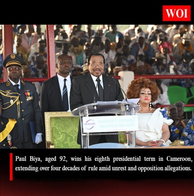 Paul Biya, 92, Wins Eighth Term as Cameroon’s President