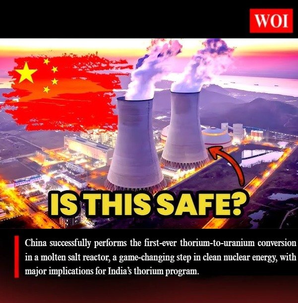 China Achieves World’s First Thorium-to-Uranium Conversion in Molten Salt Reactor