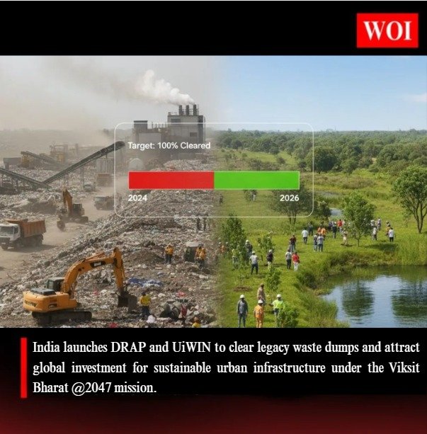 India Launches DRAP and UiWIN to Tackle Legacy Waste and Boost Urban Investment