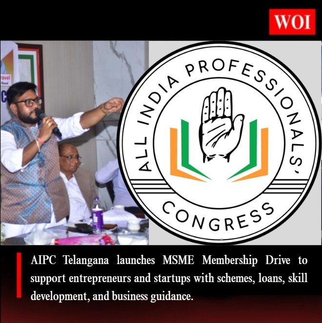 AIPC Launches Statewide MSME Membership Drive to Empower Telangana Entrepreneurs