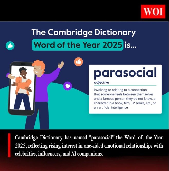 Cambridge Dictionary Selects “Parasocial” as Word of the Year 2025