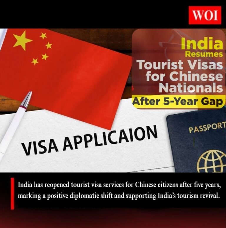 India Resumes Tourist Visas for Chinese Nationals After Five Years