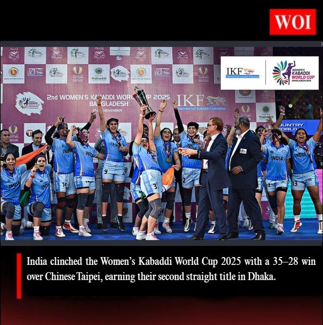 India Clinches Women’s Kabaddi World Cup 2025 With Dominant Win Over Chinese Taipei