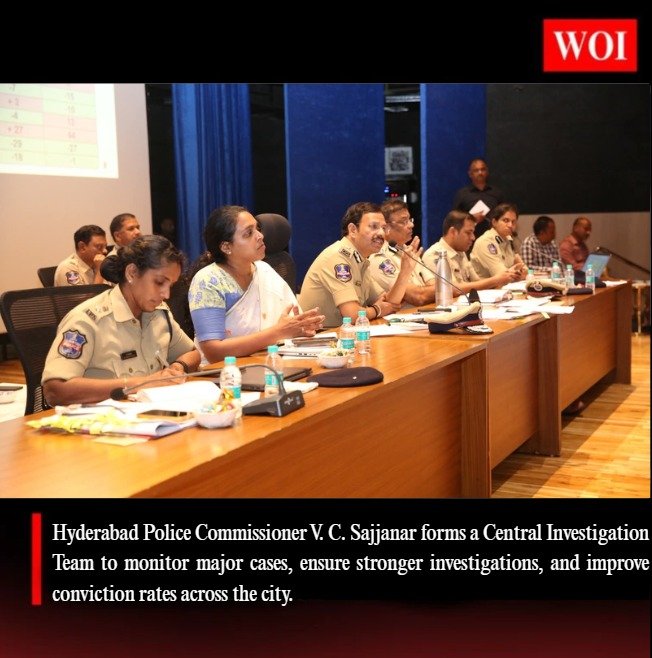 Hyderabad Police Forms Central Investigation Team to Strengthen Probe in Key Criminal Cases