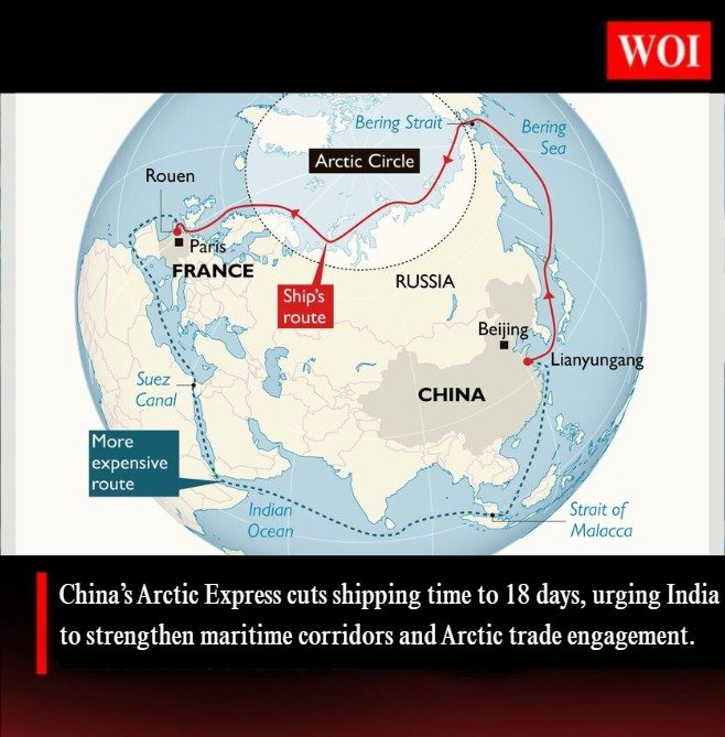 China’s Arctic Express 2025: India Strengthens Maritime Corridors to Safeguard Trade