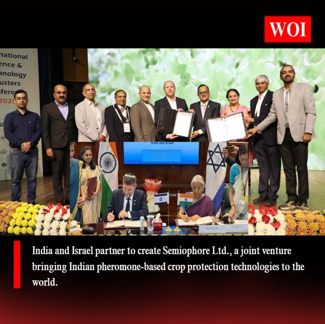 India–Israel Launch Semiophore Joint Venture to Globalise Eco-Friendly Crop Protection Technologies