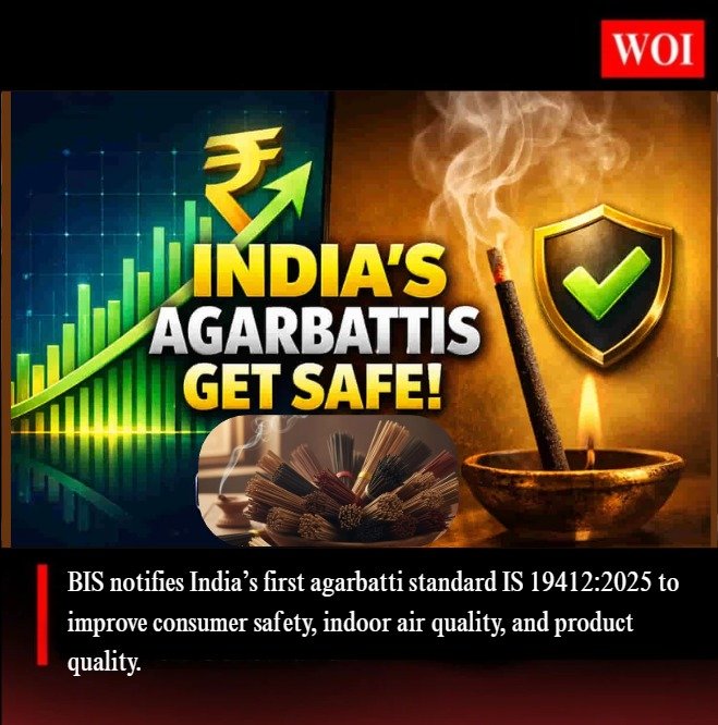 BIS Introduces India’s First Safety and Quality Standard for Agarbattis