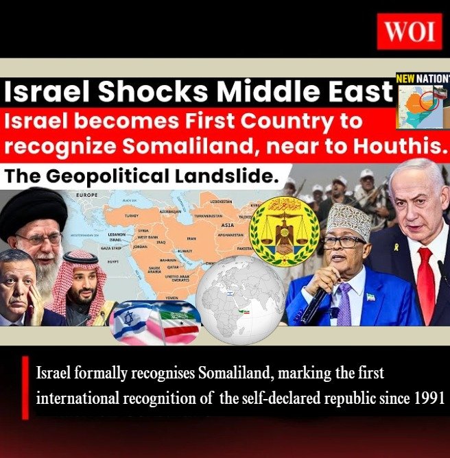 Israel Becomes First Country to Officially Recognise Somaliland