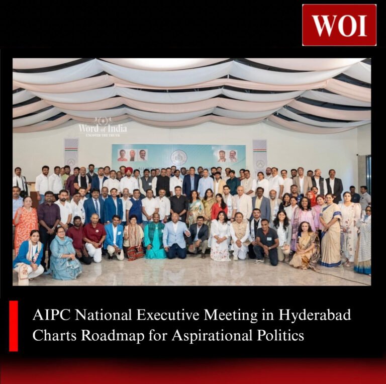 AIPC National Executive Meeting in Hyderabad Charts Roadmap for Aspirational Politics